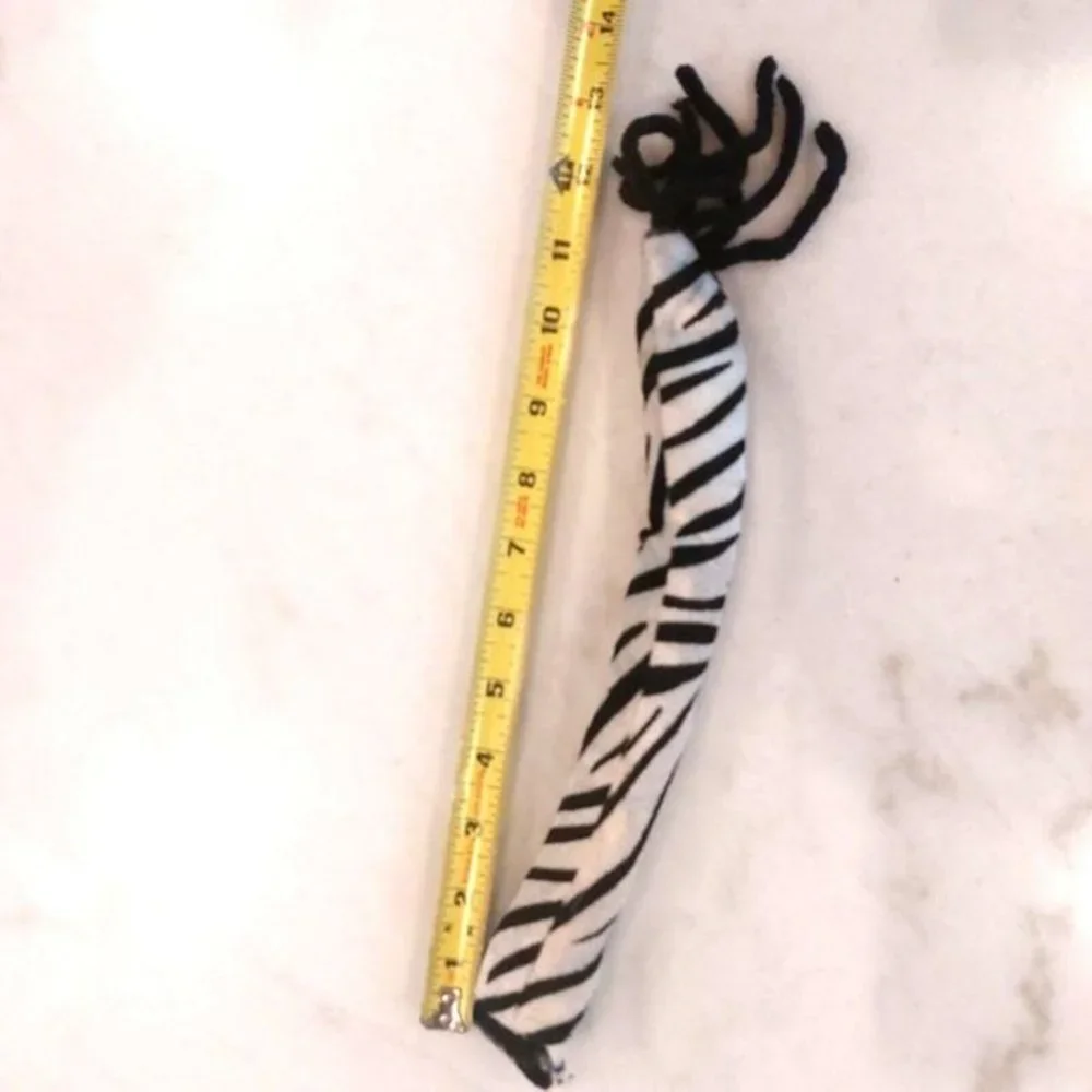 Girl's Zebra Halloween‎ 4-Piece Costume Child Medium Size 8-10. Retails for $32